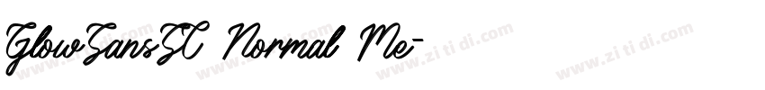 GlowSansSC Normal Me字体转换